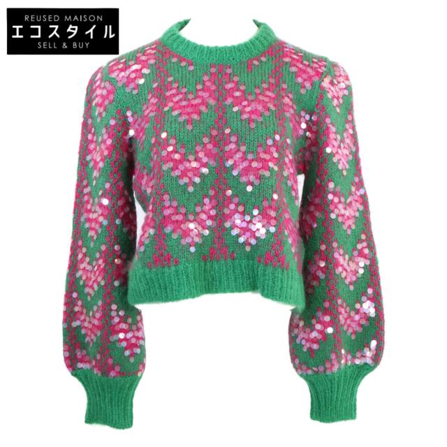 GUCCI グッチ トップス L グリーン レディース