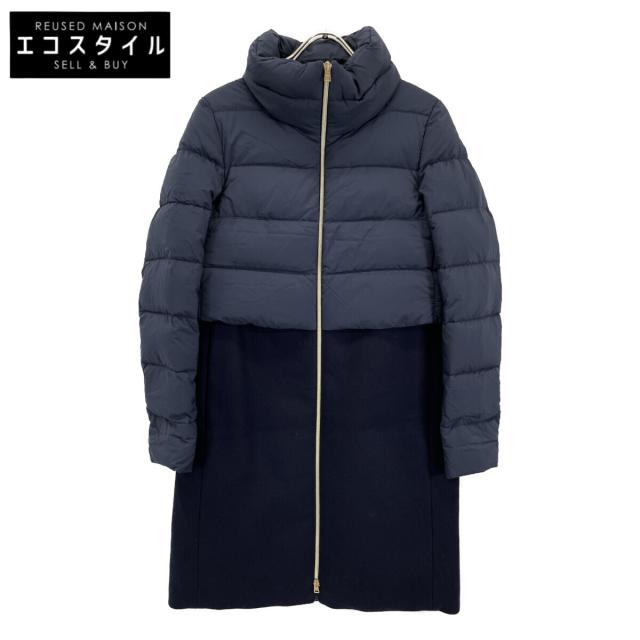 HERNO ヘルノ コート 42 ネイビー レディース