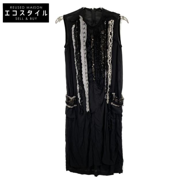 tricotCOMMEdesGARCONS トリココムデギャルソン ワンピース S ブラック レディース