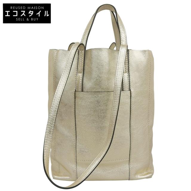 GIANNICHIARINI ジャンニキアリーニ トートバッグ ゴールド レディース