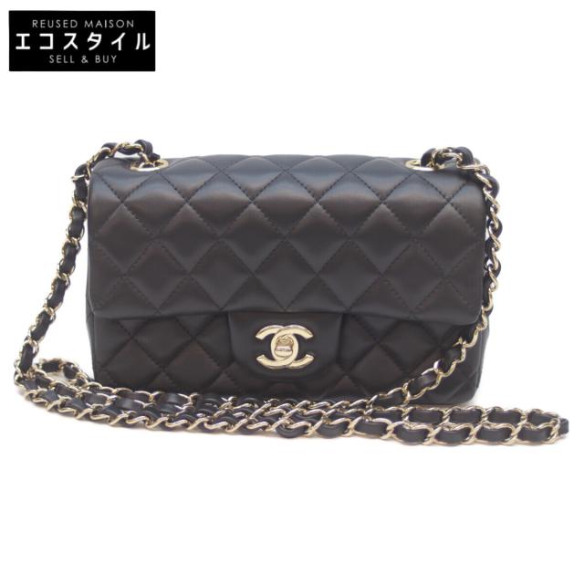 CHANEL シャネル ショルダーバッグ ブラック/GD金具 レディース