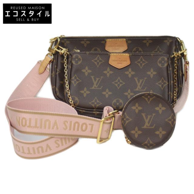 LOUIS VUITTON ルイヴィトン ショルダーバッグ ブラウン/ピンク レディース