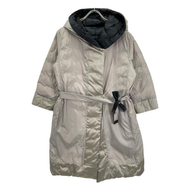 S MaxMara エスマックスマーラ コート 42 ダークネイビー×ベージュ  