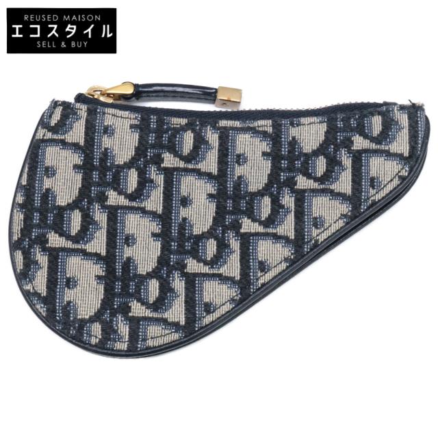 Christian Dior クリスチャンディオール コインケース ネイビー レディース