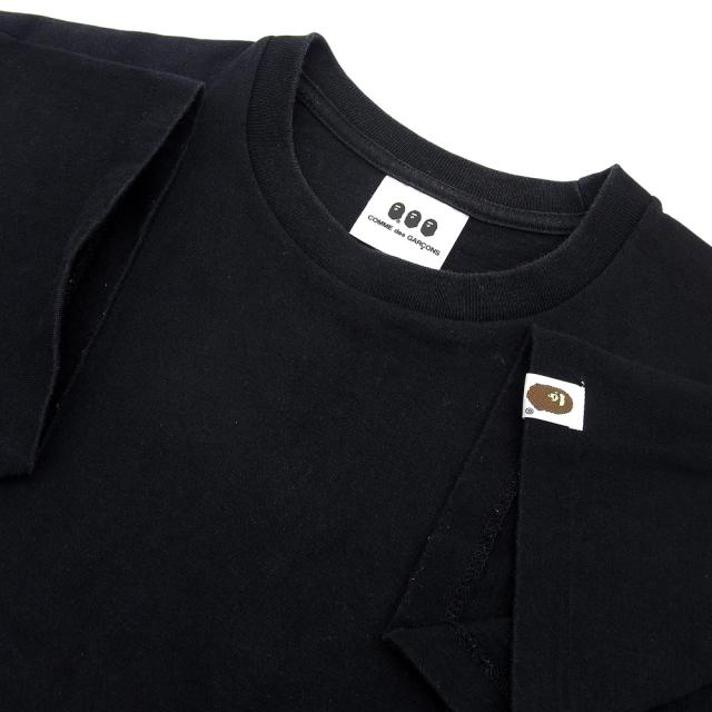 A BATHING APE アベイシングエイプ トップス M ブラック メンズ_5