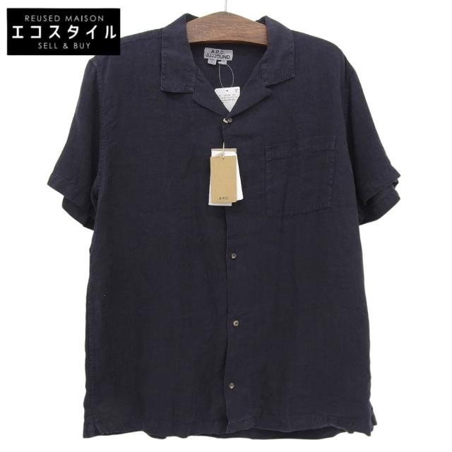 A.P.C. アーペーセー トップス XL ネイビー メンズ