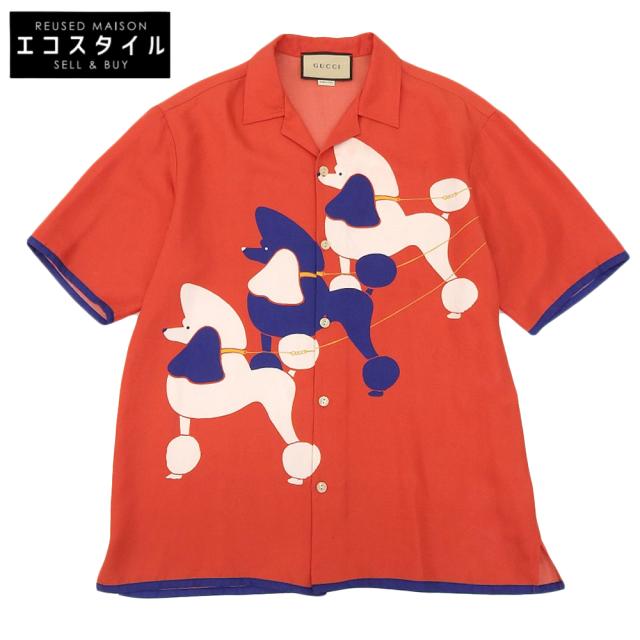 GUCCI グッチ トップス 44 レッド メンズ