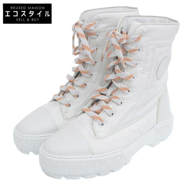 HERMES エルメス シューズ 375 ホワイト レディース