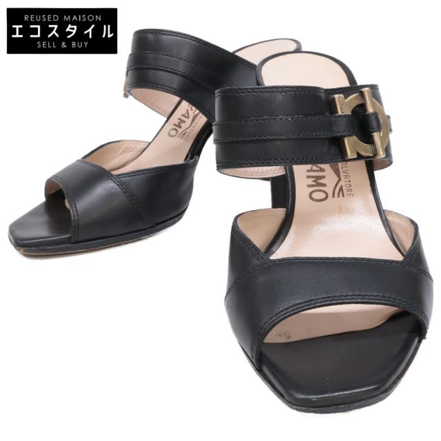 Salvatore Ferragamo サルヴァトーレフェラガモ シューズ 5 1/2 ブラック レディース