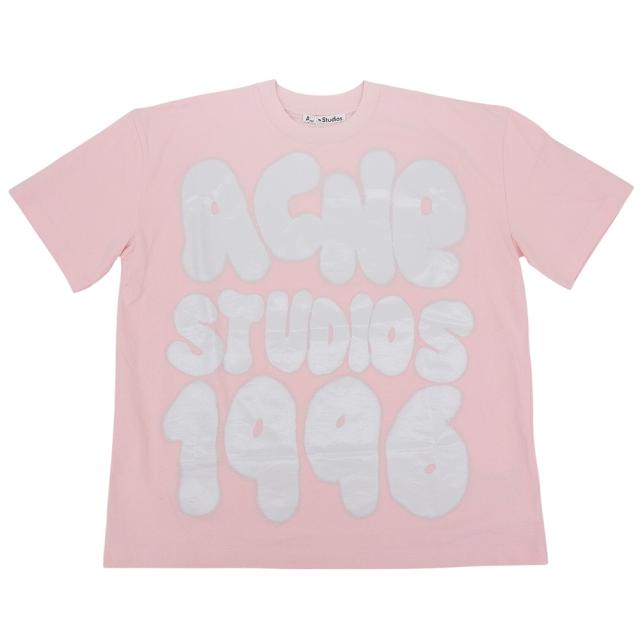 ACNE STUDIOS アクネ ストゥディオズ トップス XS ピンク×ホワイト 
