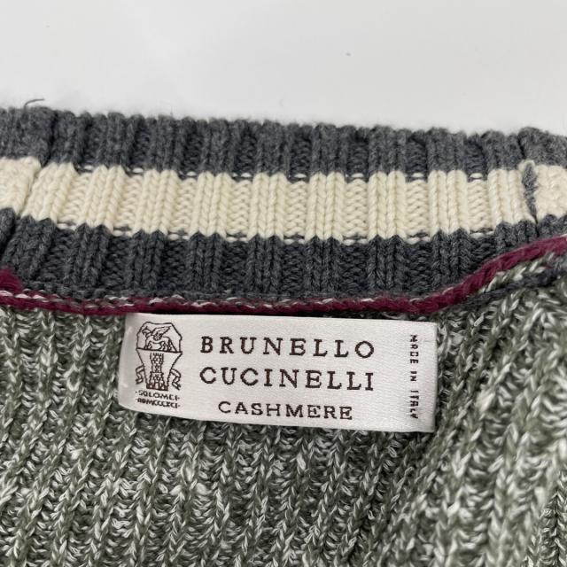 BRUNELLO CUCINELLI ブルネロクチネリ トップス 44 グリーングレー