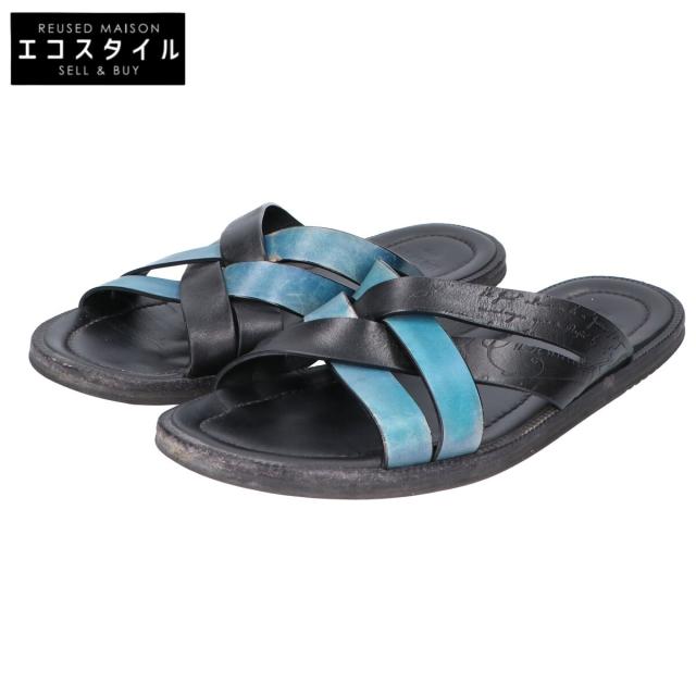 berluti ベルルッティ シューズ 5 1/2 ブラックｘブルー メンズ