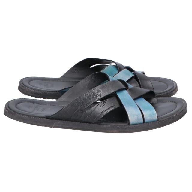 berluti ベルルッティ シューズ 5 1/2 ブラックｘブルー メンズ_4