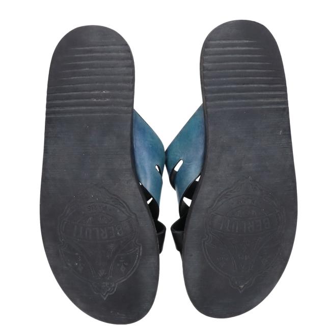 berluti ベルルッティ シューズ 5 1/2 ブラックｘブルー メンズ_6