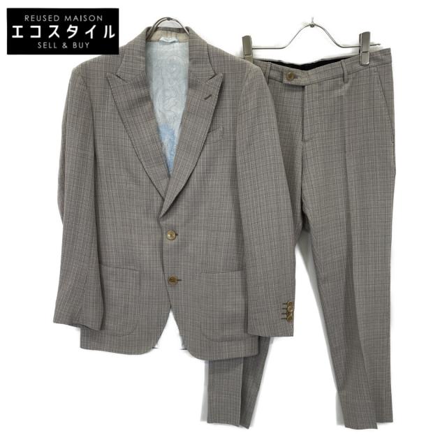 ETRO エトロ スーツ セットアップ 46 グレー メンズ