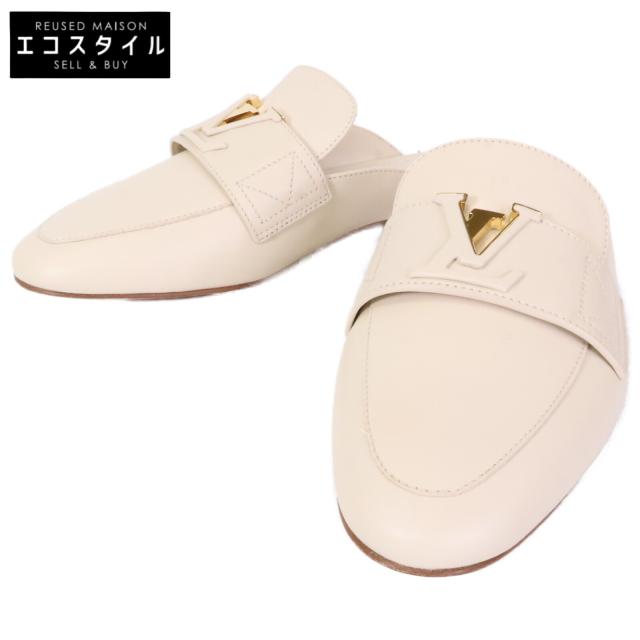 LOUIS VUITTON ルイヴィトン シューズ 37 アイボリー レディース