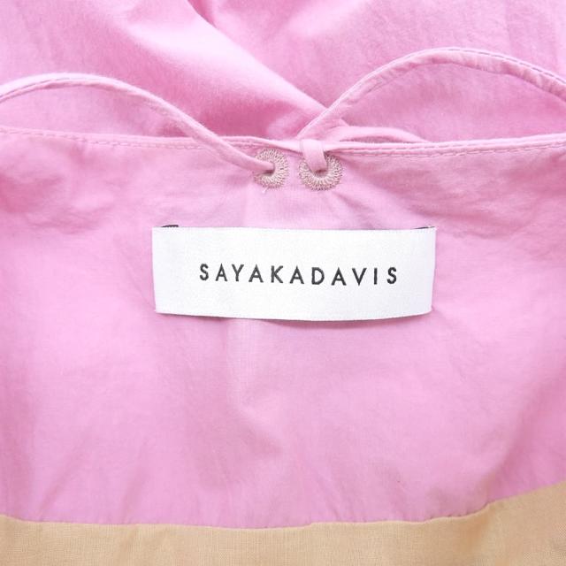 SAYAKADAVIS サヤカデイヴィス ワンピース 4 ピンク レディース_3