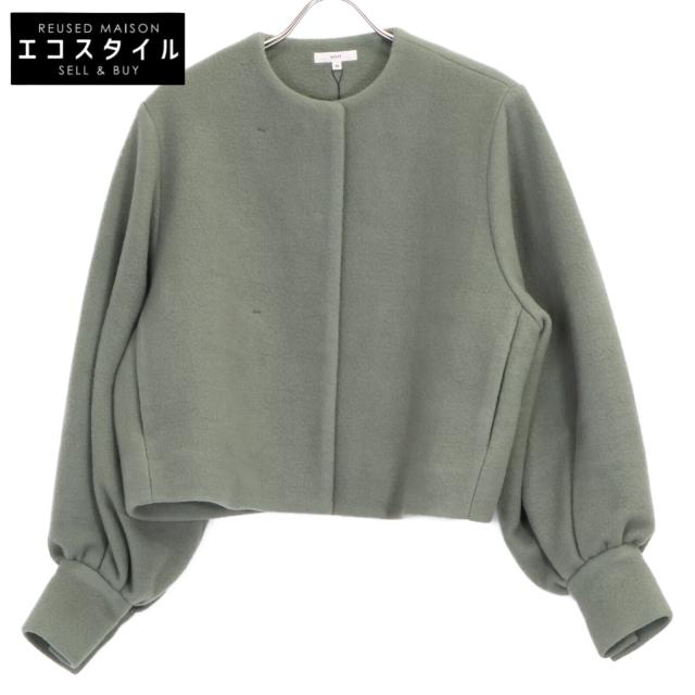 yori ヨリ コート 36 モスグリーン レディース