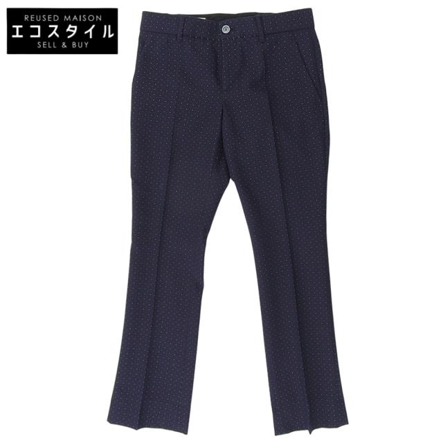 GUCCI グッチ ボトムス 36 ネイビー レディース