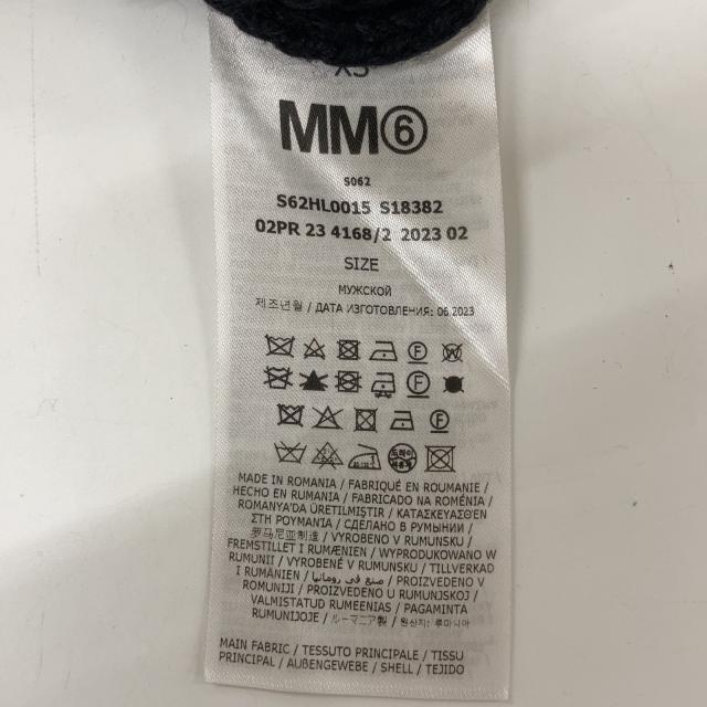 MM6 エムエムシックス トップス XS ブラック レディース_4