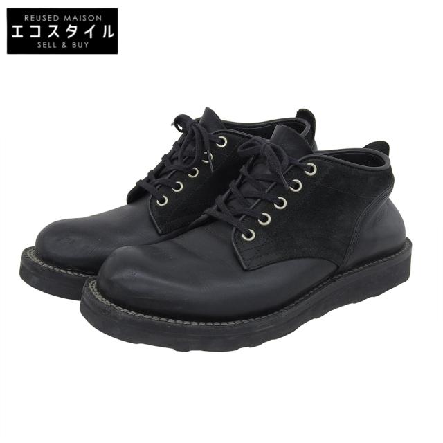 LONE WOLF ロンウルフ シューズ 8 1/2 ブラック メンズ