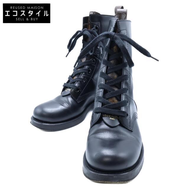 LOUIS VUITTON ルイヴィトン シューズ 36 ブラック レディース