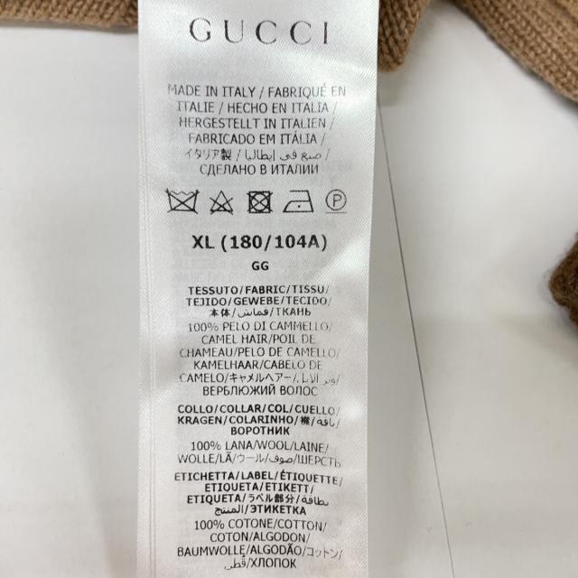 GUCCI グッチ トップス XL ブラウン メンズ_4