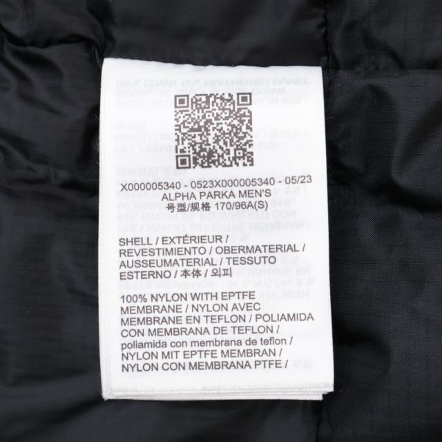 ARCTERYX アークテリクス ジャケット S ブラック メンズ_6