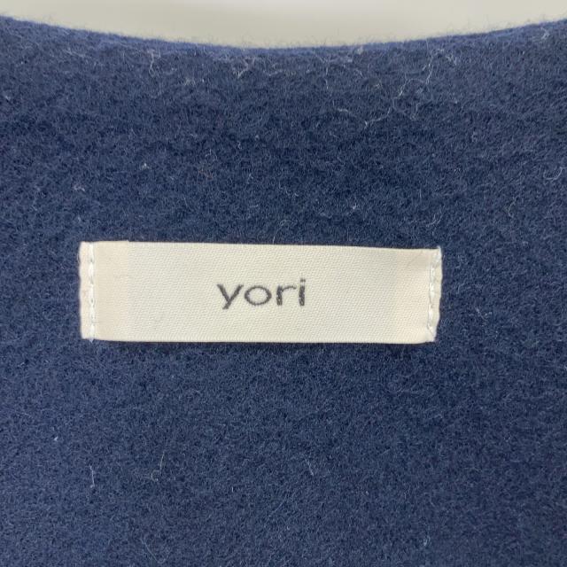yori ヨリ コート F ネイビー レディース_4