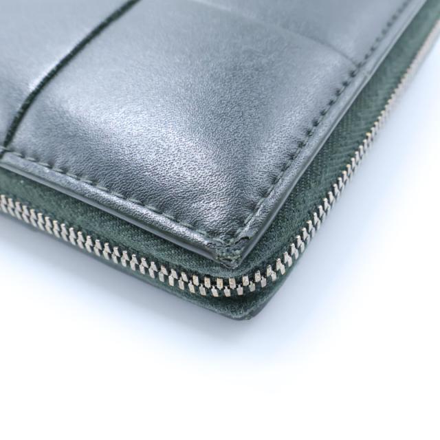 BOTTEGA VENETA ボッテガヴェネタ 長財布（小銭入れあり） グリーン メンズ_9