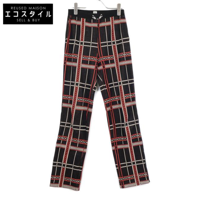 HERMES エルメス ボトムス 34 ブラック レディース