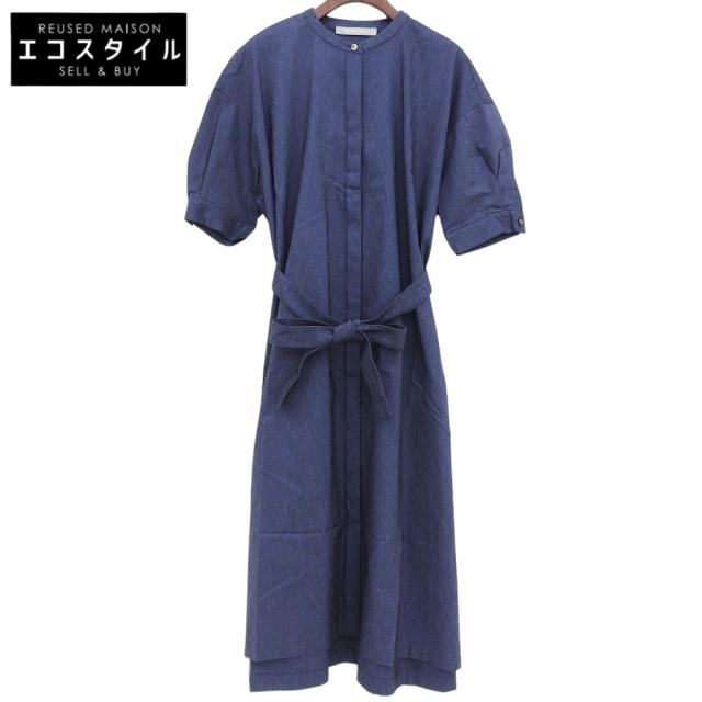 theory luxe セオリーリュクス ワンピース 38 ネイビー レディース