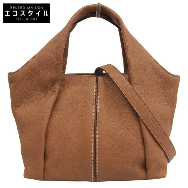 TODS トッズ ハンドバッグ ブラウン レディース
