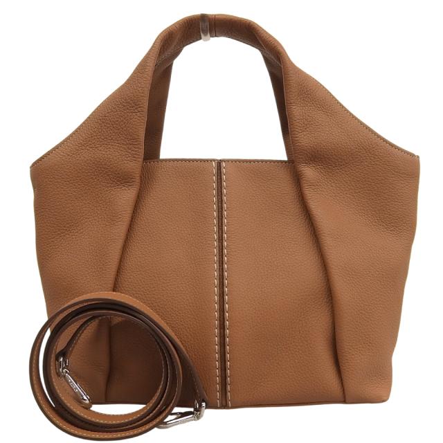 TODS トッズ ハンドバッグ ブラウン レディース_2