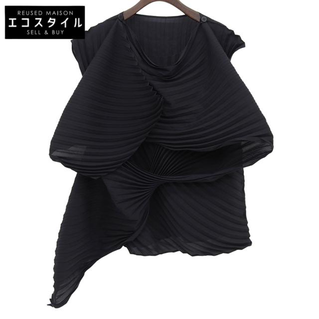 ISSEY MIYAKE イッセイミヤケ トップス 2 ブラック レディース