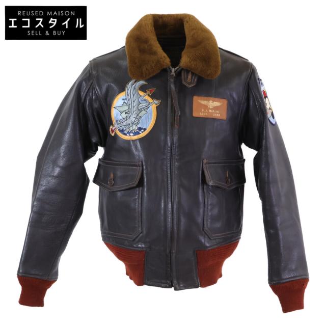 BUZZ RICKSONS バズリクソンズ ジャケット 38 ダークブラウン メンズ