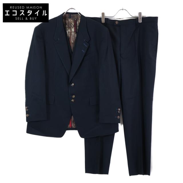 PaulSmith ポールスミス スーツ セットアップ ジャケット・ベストXL/ボトムス100 ネイビー メンズ