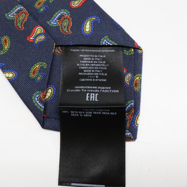 ETRO エトロ ネクタイ ネイビー メンズ_5