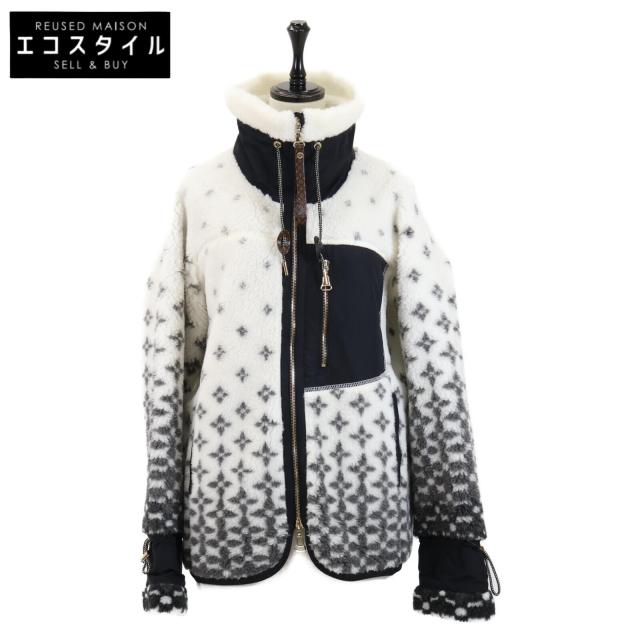 LOUIS VUITTON ルイヴィトン ジャケット 38 ホワイト/グレー レディース