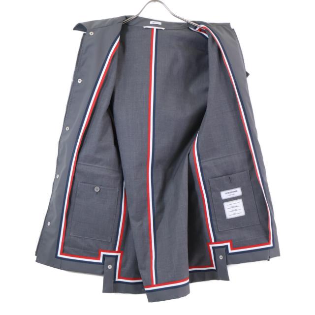 THOM BROWNE トムブラウン コート 2 グレー メンズ_4