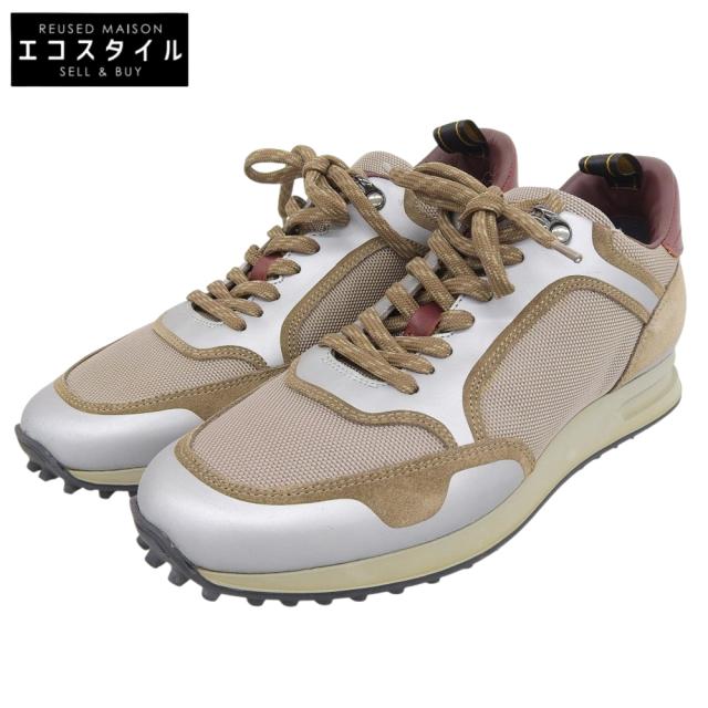 Dunhill ダンヒル シューズ 39.5 カーキ/シルバー メンズ