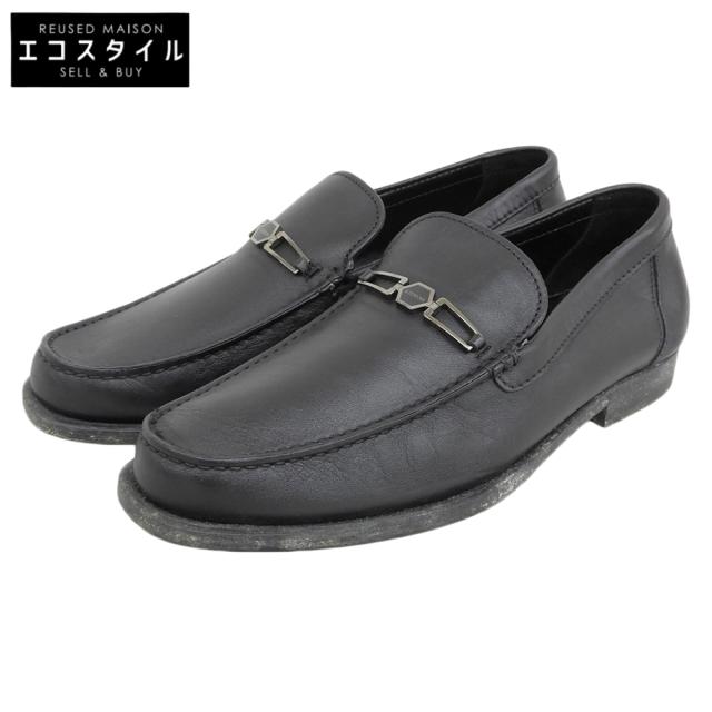 a.testoni ア テストーニ シューズ 7.5 ブラック メンズ