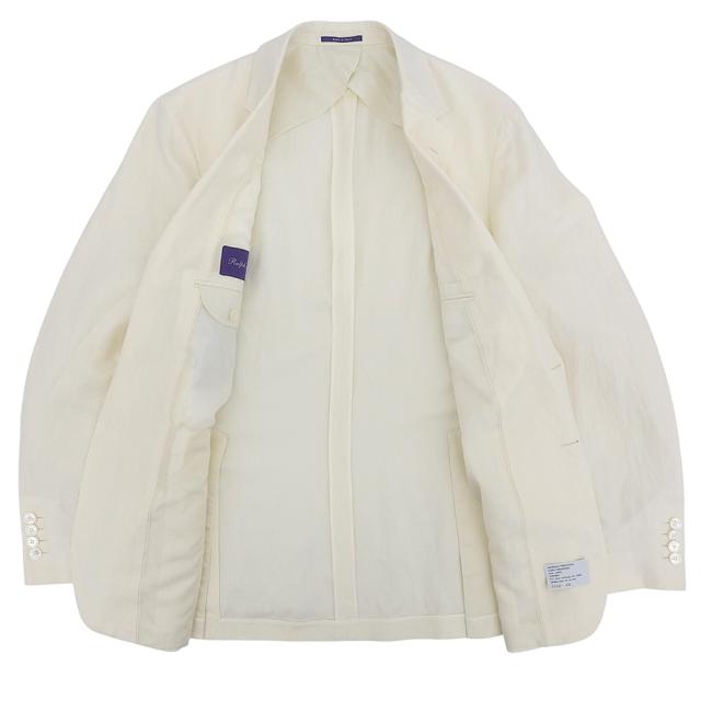 RalphLauren PURPLE LABEL ラルフローレン パープルレーベル ジャケット 42R オフホワイト メンズ