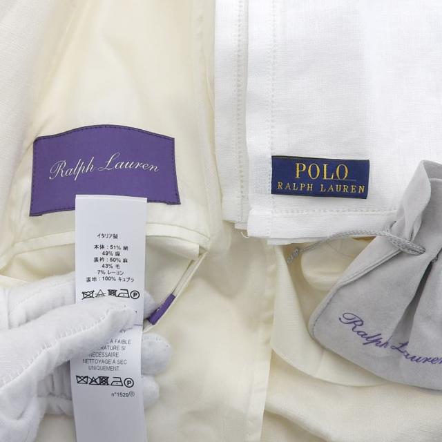 RalphLauren PURPLE LABEL ラルフローレン パープルレーベル ジャケット 42R オフホワイト メンズ