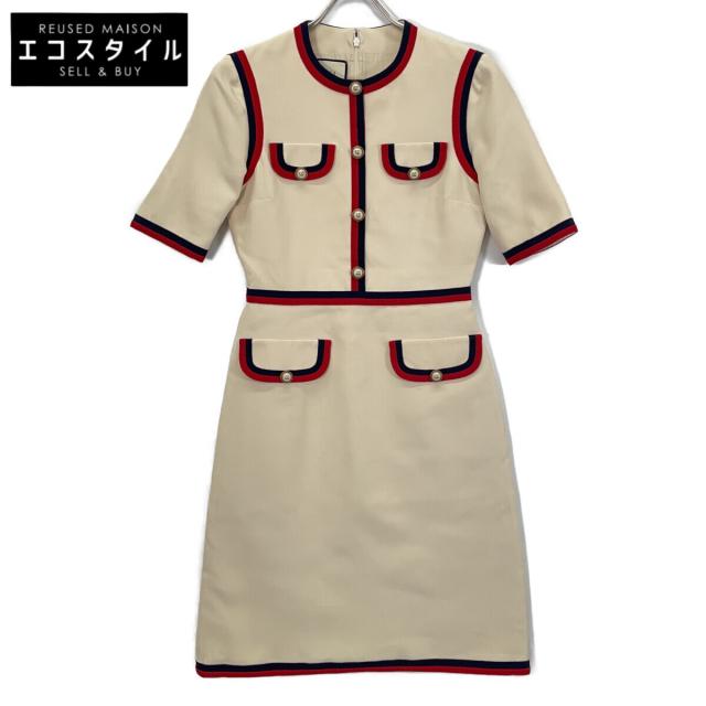 GUCCI グッチ ワンピース 38 アイボリー レディース 【公式通販】