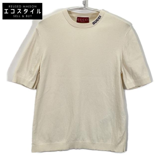 GUCCI グッチ トップス M ホワイト メンズ