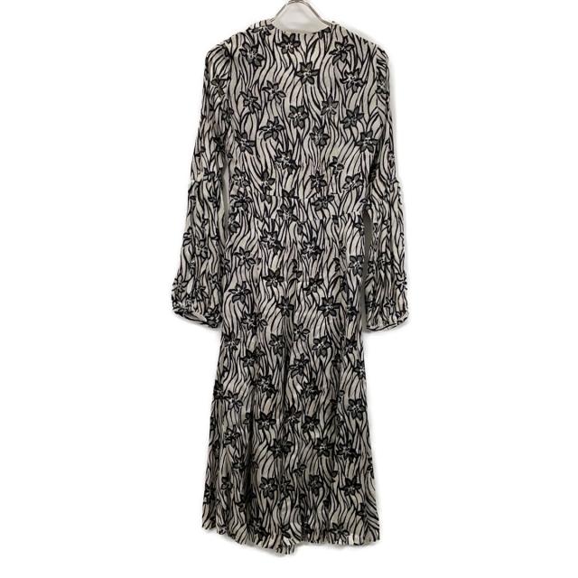 DRIES VAN NOTEN ドリスヴァンノッテン ワンピース 36 ブラック×グレー レディース_2