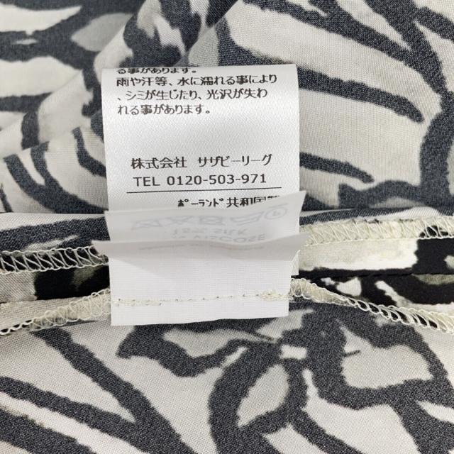DRIES VAN NOTEN ドリスヴァンノッテン ワンピース 36 ブラック×グレー レディース_4