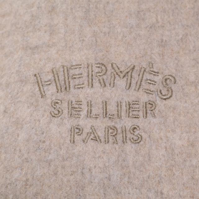 HERMES エルメス マフラー ベージュ レディース_5