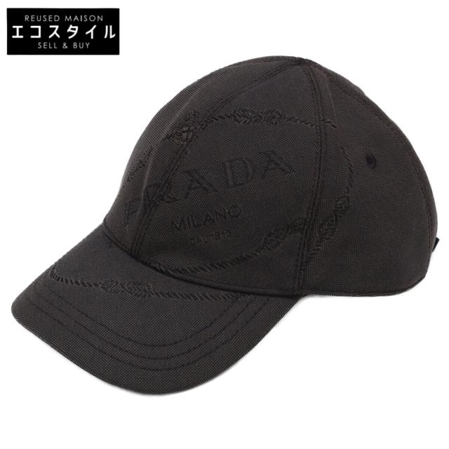 PRADA プラダ 帽子 L ブラウン系 メンズ